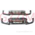 BMW 5 Series F10 nyuma ya diffuser ya nyuma